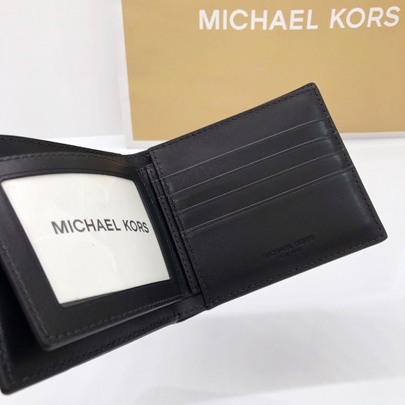 NIB MICHAEL KORS Mens Kent 3 in 1 Billfold Wallet - Picture 6 of 8